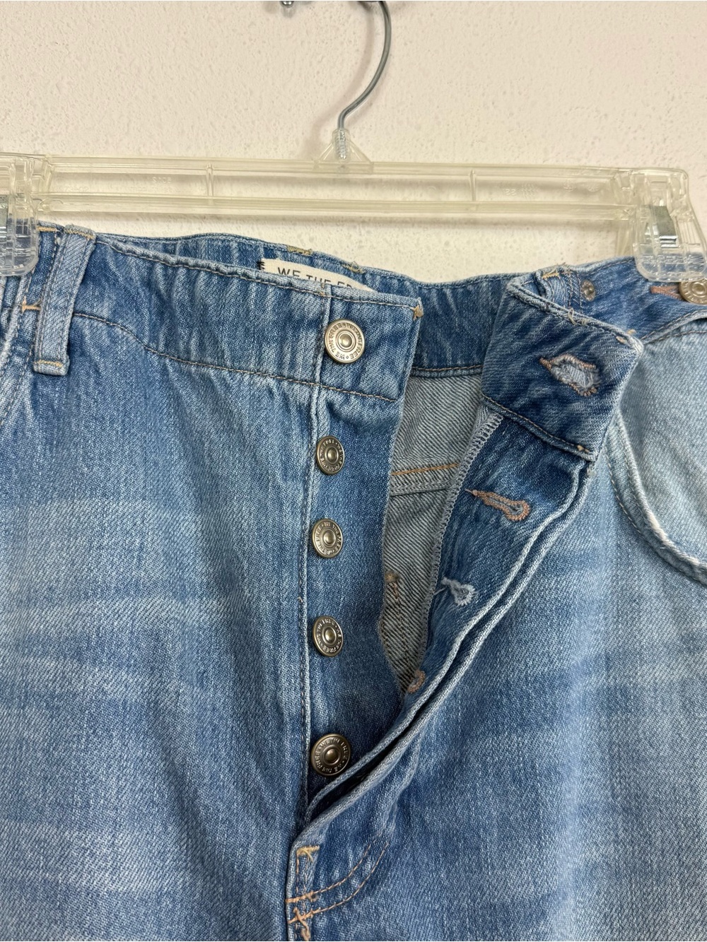 Free People We the Free Baggy Slouchy Fit Wide Leg Jean Women’s 32 - Picture 3 of 8